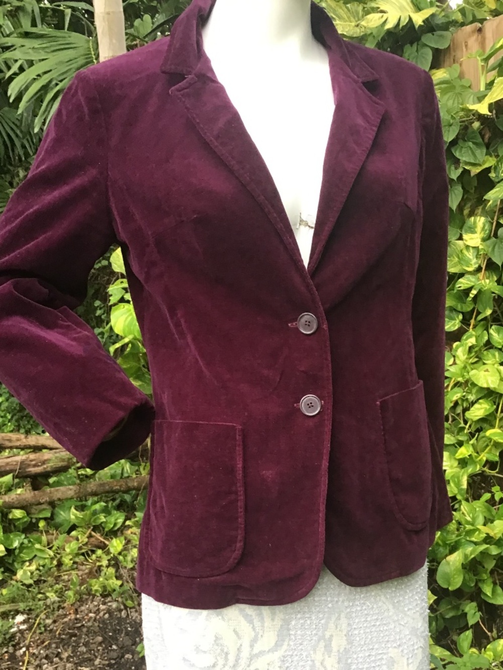 Vintage 70s all cotton velvet Jacket